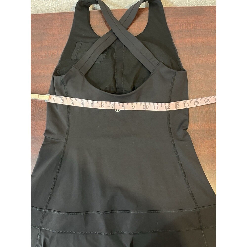 Lululemon Womens Hot Hitter Dress Black Size 6 Sport Tennis - Picture 4 of 7